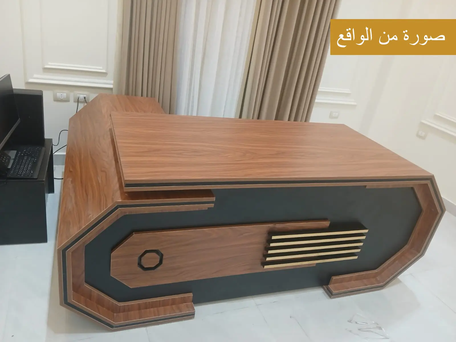 مكتب مدير بارون خشب فاخر - الصورة 6